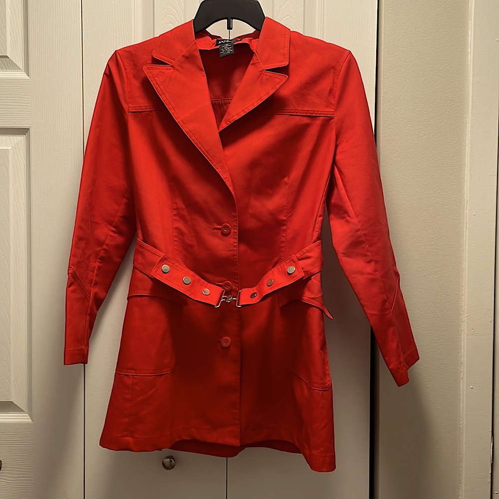 Bright Red Jacket, women size medium